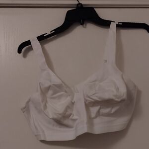 Just My Size Elegant White Bra